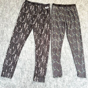 Terramar Unisex M Thermal Base Layer Bottoms Lot of 2 Climasense 2.0 Ski Pants